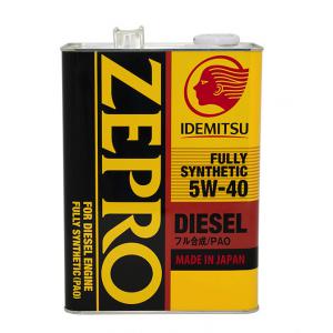 Idemitsu Zepro Diesel 5W-40 Cf Fully Synthetic 4L