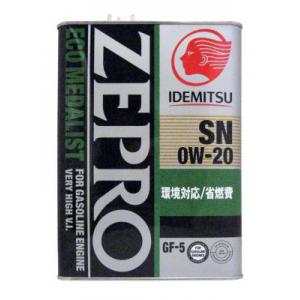 Idemitsu Zepro ECO MEDALIST 0W-20, 4L