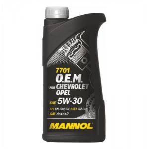 Mannol O,E,M, for Chevrolet Opel 5W-30, 1L
