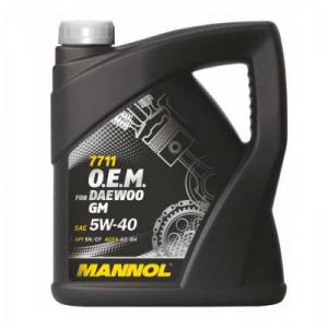 Mannol O,E,M, for Daewoo GM 5W-40, 4L