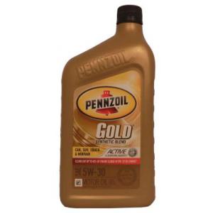 Pennzoil Gold SAE Synthetic Blend Motor Oil 5W-30, 0,946L