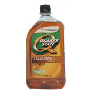 Quaker state Ultimate Durability European Full Synthetic 5W-40 Motor Oil, 0,946L