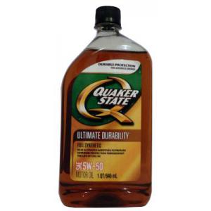 Quaker state Ultimate Durability SAE 5W-50 Full Synthetic Motor Oil, 0,946L