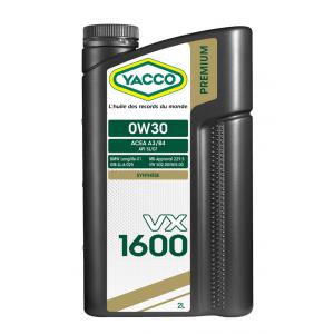 Yacco VX 1600 0w-30, 2L
