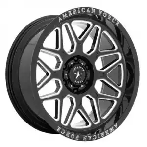 American Racing Wheels AC001 RUSH Gloss Black Milled AC001BB22106118N