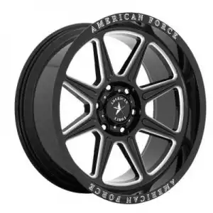 American Racing Wheels AC002 TRAIL Gloss Black Milled AC002BB20106818N