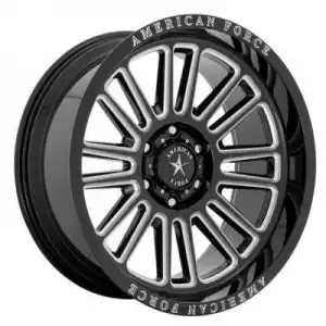 American Racing Wheels AC003 WEAPON Gloss Black Milled AC003BB20106318N