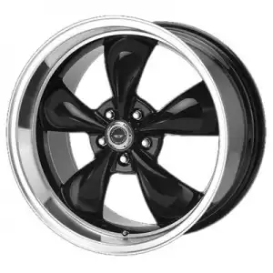 American Racing Wheels AR105 TORQ THRUST M Gloss Black Machined Lip AR105M6752B