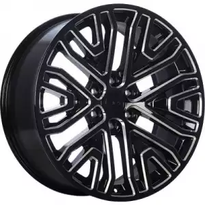 Art Replica Wheels Replica 176 Gloss Black Milled Edge R17622001