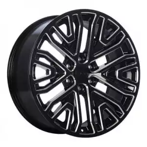 Art Replica Wheels Replica 176 Gloss Black With Milled Edge R17622001A