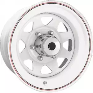 Ceco Wheels 8-Spoke Steel Wheel Series 70 White CD707880