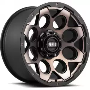 GRID Wheels GD08 Matte Black Machined GD0820090655D1810