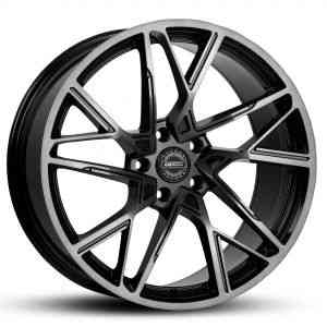 GT Form Interflow Gloss Black Tinted 20x10 5x128