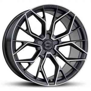 GT Form Marquee Satin Gunmetal Machined Face 20X9 5X150