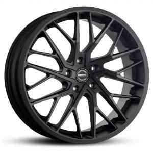 GT Form Vertex Satin Black 20x10 5x127