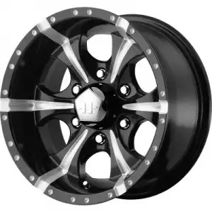 Helo Wheels HE791 MAXX Gloss Black Milled Spokes HE7916860900