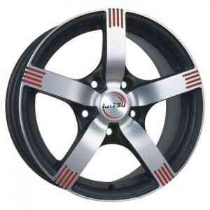 IJITSU SLK2009 5.5x13/4x100 D67.1 ET42 MBFP Red aluminum alloy