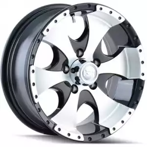 Ion Wheels 136 Black Machined Lip 136-4665BX