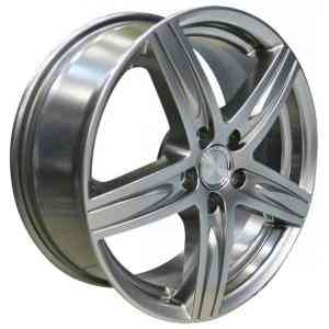 K&K Andorra 6.5x16/5x114.3 D60.1 ET39 platinum black aluminum alloy