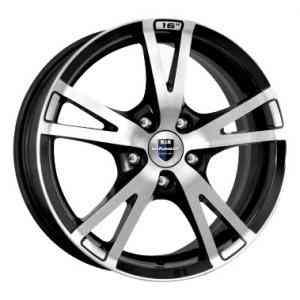 K&K Volt 6.5x16/5x100 D67.1 ET38 diamond black aluminum alloy