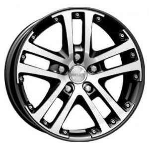 K&K centurion 7x17/5x114.3 D64.1 ET45 Diamond black aluminum alloy