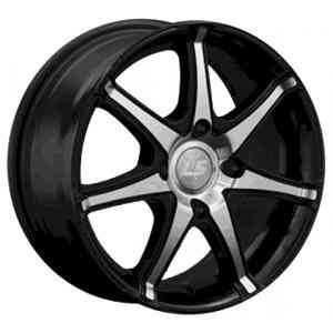 LS Wheels LS104 6.5x15/5x100 D73.1 ET40 BKF aluminum alloy