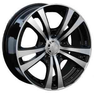 LS Wheels LS141 5.5x13/4x98 D58.6 ET35 BKF aluminum alloy