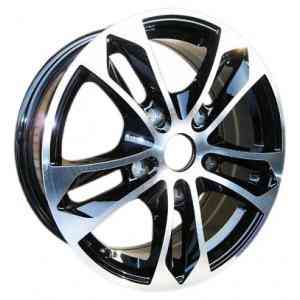 LS Wheels LS197 6.5x16/5x139.7 D95.5 ET45 BKF aluminum alloy