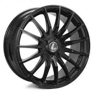 Lenso Conquista 5 Satin Black 20x8.5 5X120