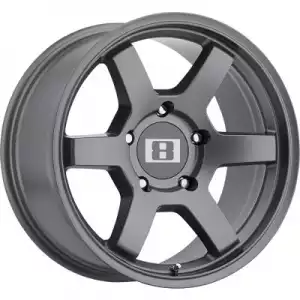 Level 8 Wheels MK6 Matte Gunmetal 1680MK6-16140G06