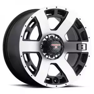 Level 8 Wheels SCORPION Matte Black With Machined Cut Face 1685LSN185127B84