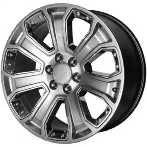 OE Creations Wheels PR113 Hyper Silver Dark with Chrome Accents 113HC-295824