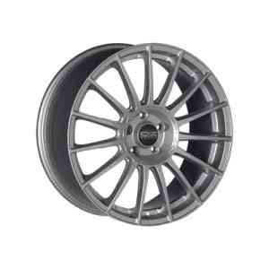 Oz Superturismo LM 18/8 ET40 Matt race silver black lettering