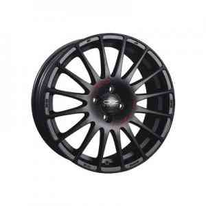 Oz Superturismo LM 18/8 ET42 Matt black red stripe