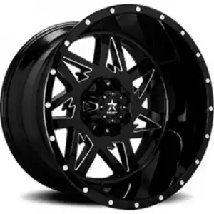 RBP 71R Avenger Painted Gloss Black with Machined Accents 71R-2012-58-44BG