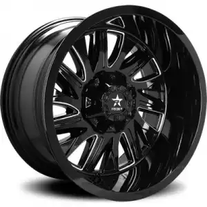 RBP 75R Batallion Painted Gloss Black with Machined Accents 75R-2212-86-44BG