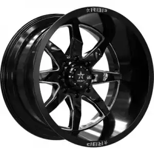 RBP 81R Saharan Painted Gloss Black with Machined Accents 81R-2090-97-12BG