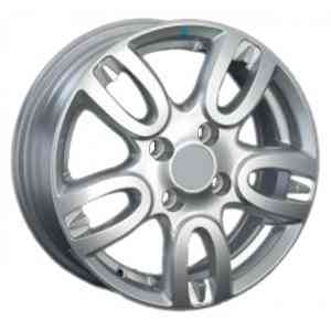 Replica GM44 5.5x14/4x100 D56.6 ET39 Silver aluminum alloy