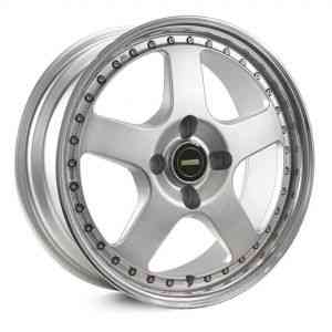 Simmons FR1 Silver Machined LIP 17x7 4x100