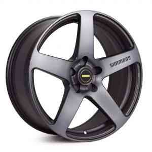 Simmons FRC Matte Black Tinted Face 18X8 5X120