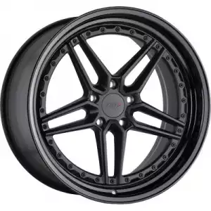 TSW Wheels ASCARI Matte Black with Gloss Black Lip 2090ACR305114B76