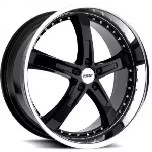 TSW Wheels JARAMA Gloss Black with Mirror Lip 2085JAR355120B76