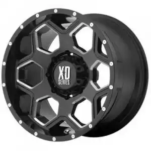 XD Series Wheels XD813 BATALLION Gloss Black Milled XD81379087318