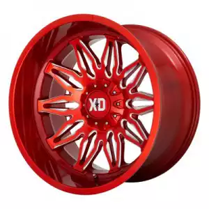 XD Series Wheels XD859 GUNNER Milled Candy Red Milled XD85921035918N